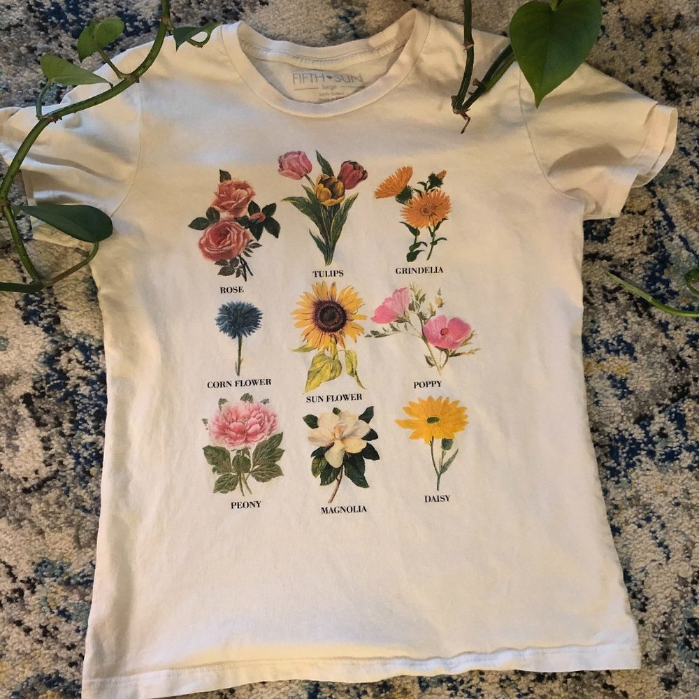 Botanical T-Shirt- Target Size Large
